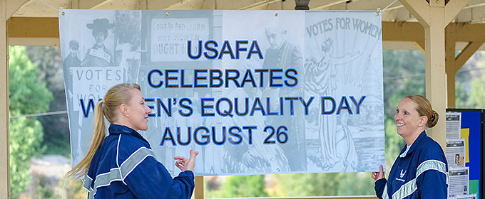 Women participating in the 2015 Women's Equality Day