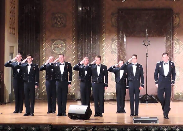 Image of In the Stairwell performing on America's Got Talent.