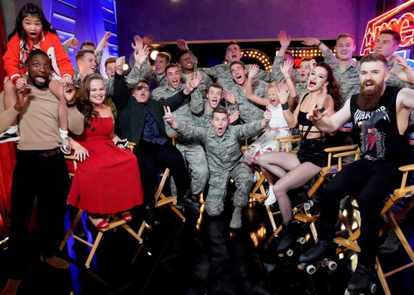 Image of In the Stairwell performing on America's Got Talent.
